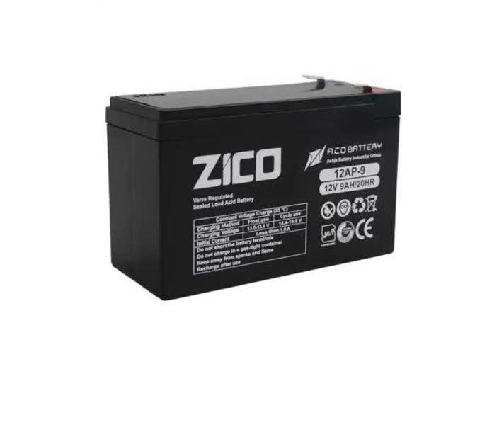 باتری 12 ولت 9 آمپر ساعت زیکو