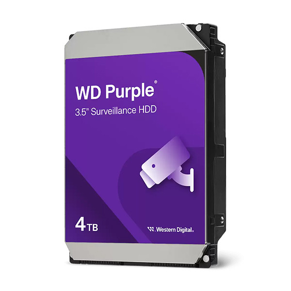 هارد اینترنال وسترن دیجیتال مدل بنفش ظرفیت 4 ترابایت | WD Purple - گارانتی اصلی